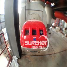 河北石家莊某巖棉廠熱風爐 利雅路燃燒器安裝調試